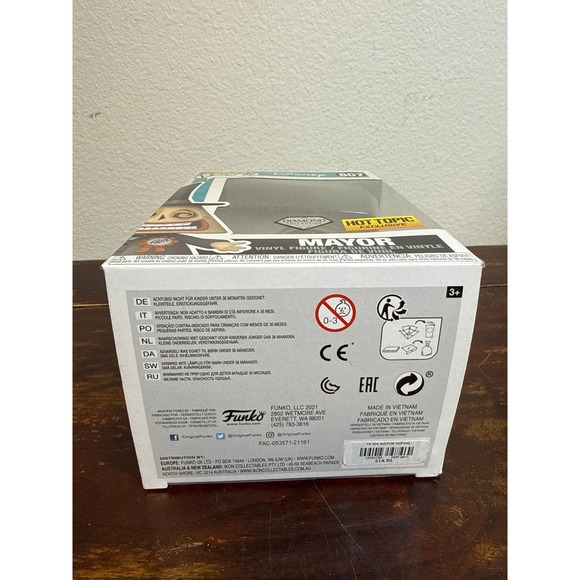 Funko Pop! Disney 807 Mayor Diamond Glitter Hot Topic Exclusive - Picture 5 of 5